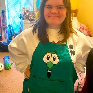 Veggietales Larry the Cucumber kids Apron